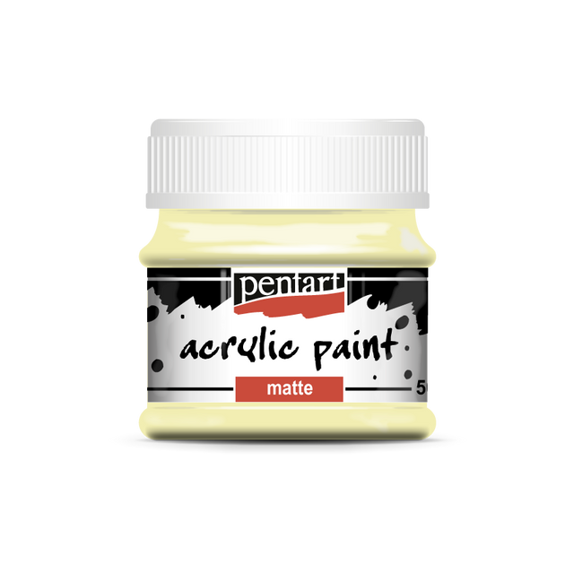 Acrylic paint matte 50 ml butter