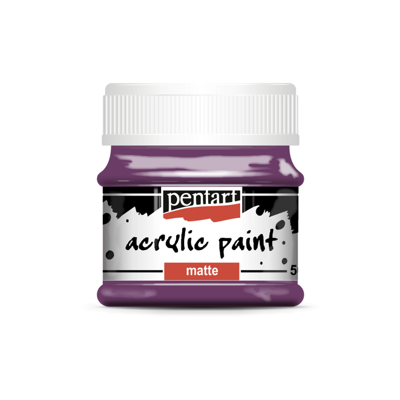 Acrylic paint matte 50 ml purple