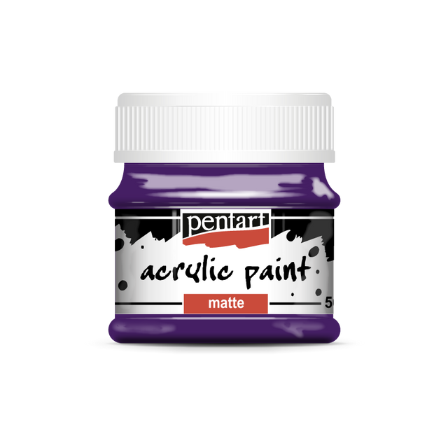 Acrylic paint matte 50 ml amethyst