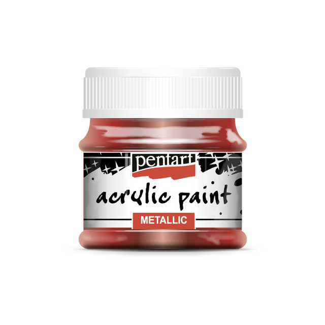 Acrylic paint metallic 50 ml bourdon