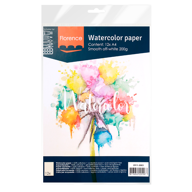 Watercolor paper A4 200g