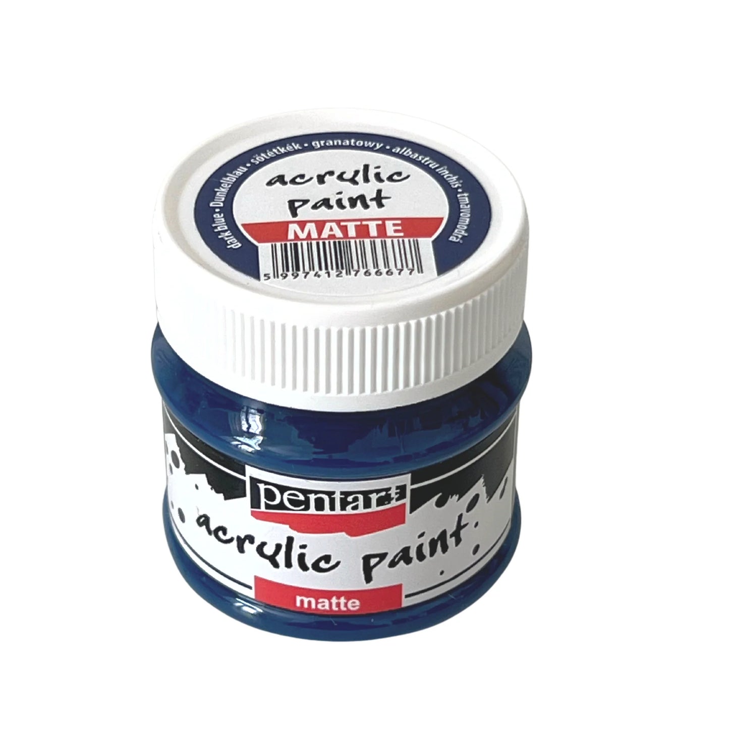 Acrylic paint matte 50 ml dark blue
