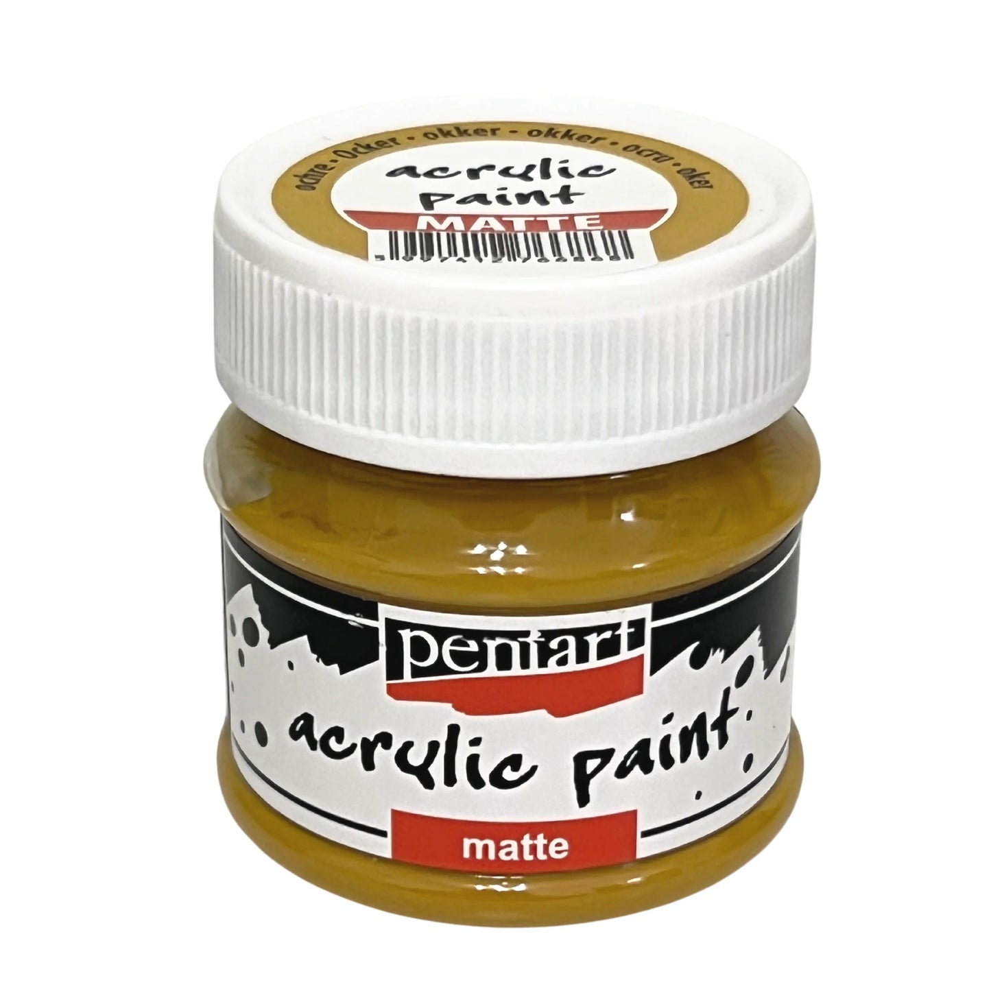 Acrylic paint matte 50 ml ocher