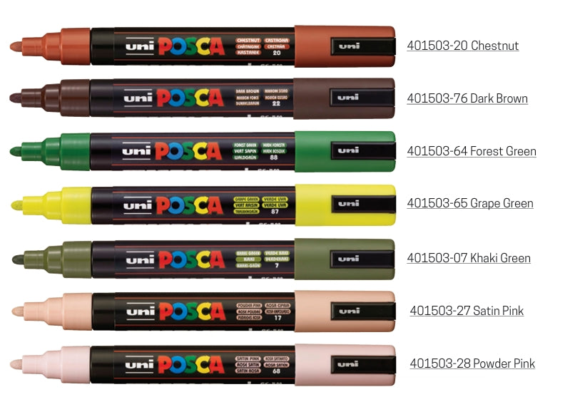 Posca Marker PC-5M 1.8-2.5mm - choose between 28 shades