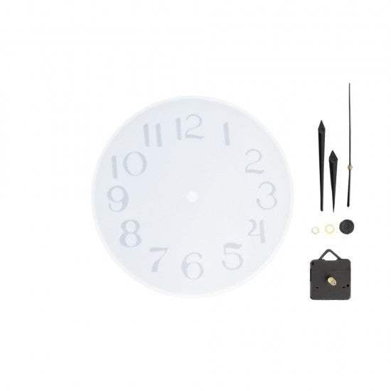 Jesmonite Silikonform - Väggklocka med urverk ø 15,5cm