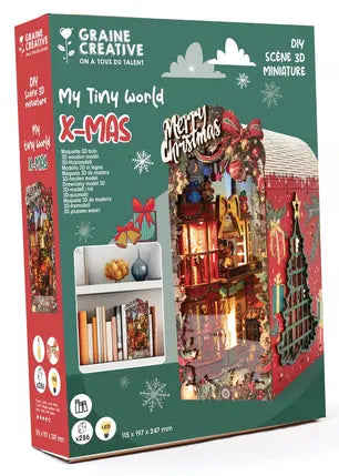 Merry Christmas – 3D-boknook med julgata