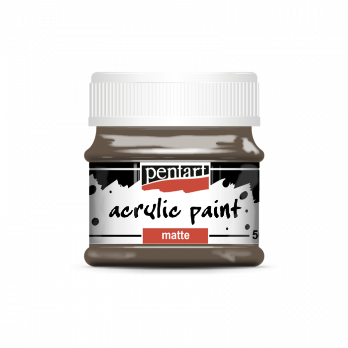 Acrylic paint matte 50ml Earth Brown