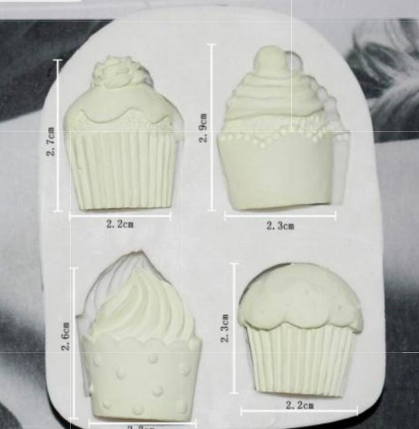 Silikonform - muffins