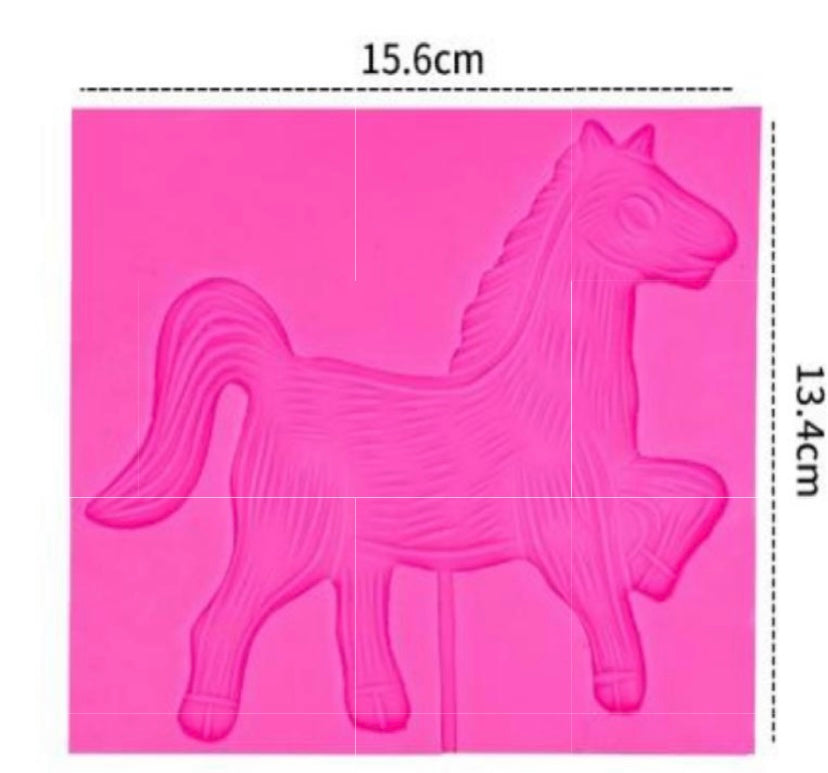Silicone mold - horse
