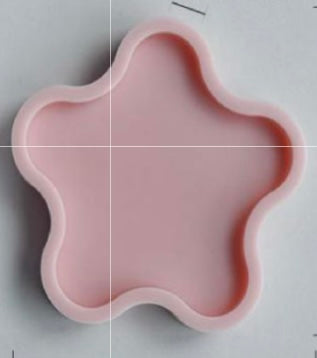 Silicone mold - Tray - plum