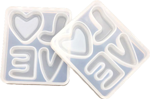 Silicone mold - Love