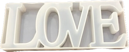 Silicone mold - Love