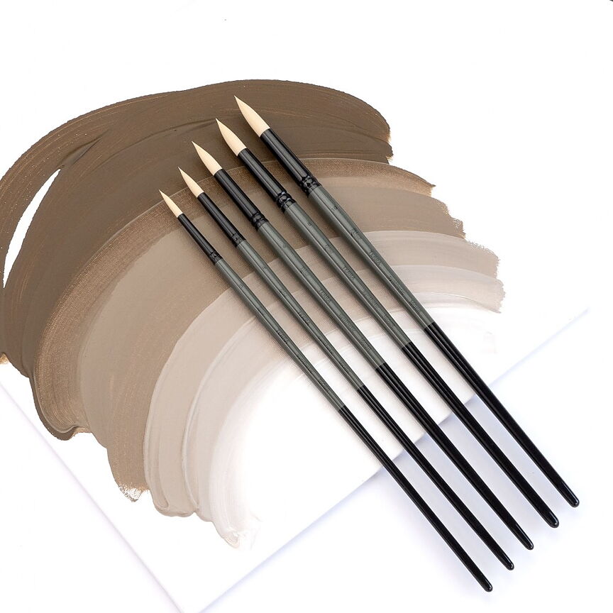 Flat brush with synthetic fiber size: 50 mm