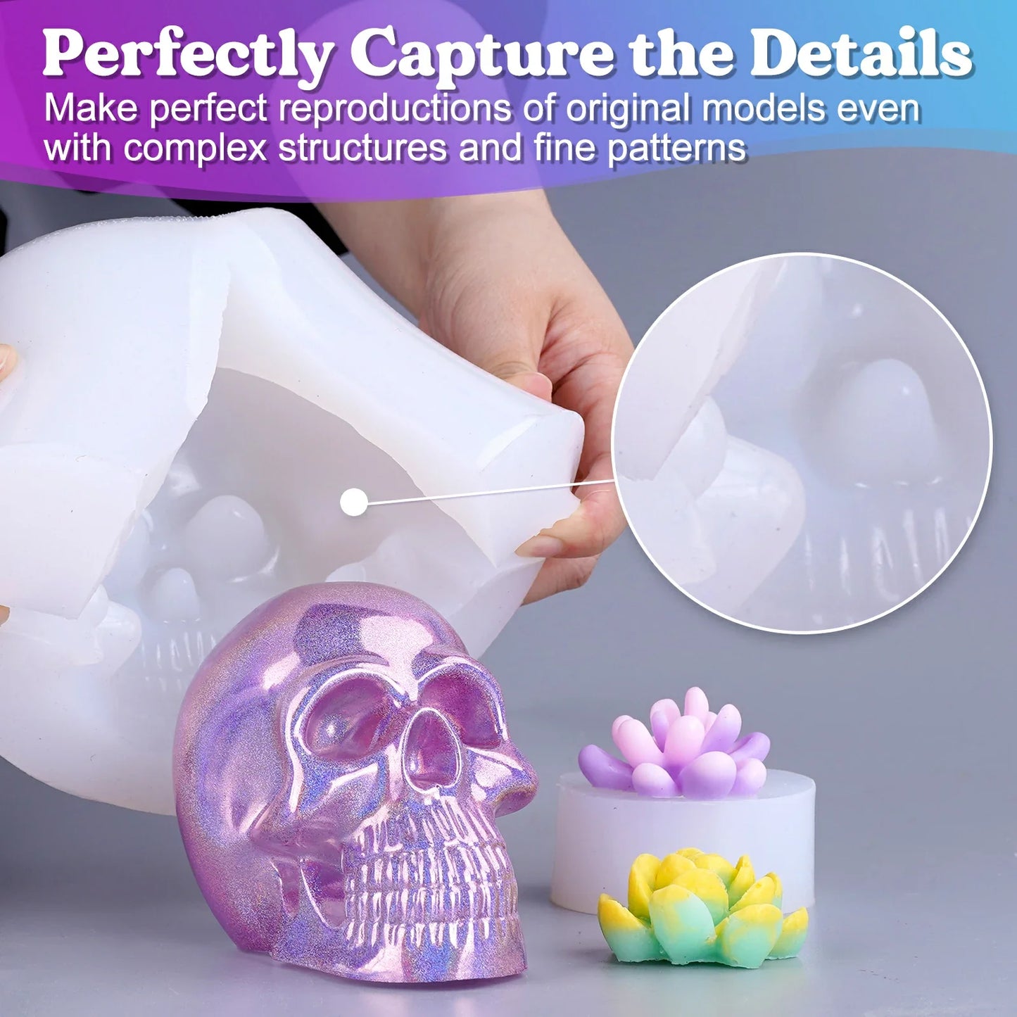 LET'S RESIN Silicone Mold Making 2kg Kit 0A