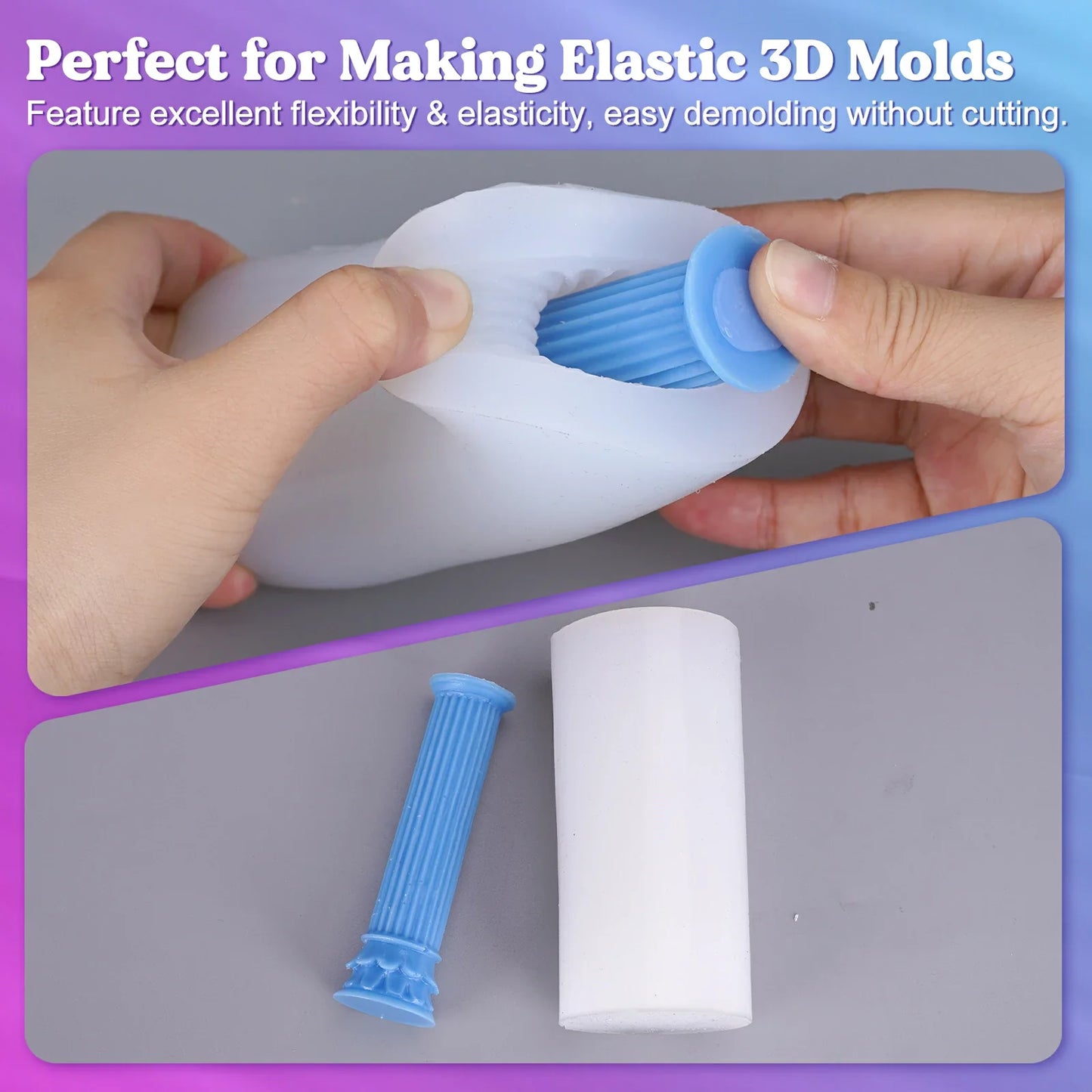 LET'S RESIN Silicone Mold Making 2kg Kit 0A
