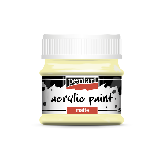 Acrylic paint matte 50 ml butter