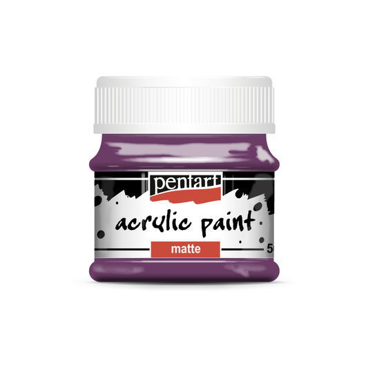 Acrylic paint matte 50 ml purple
