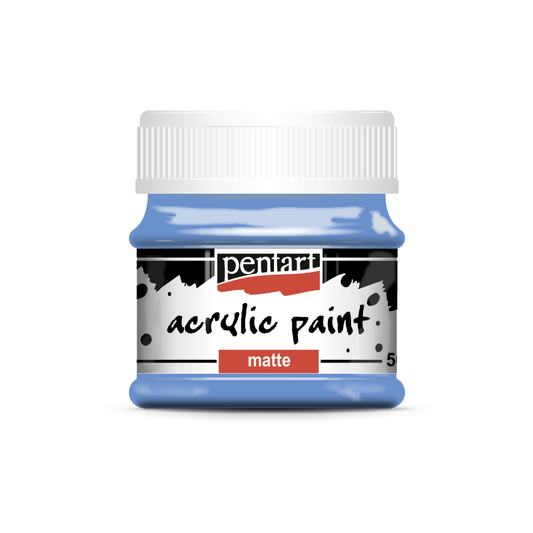 Acrylic paint matte 50 ml blueberry