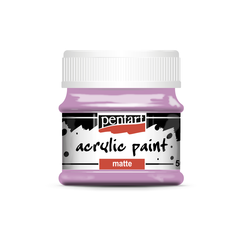 Acrylic paint matte 50 ml raspberry