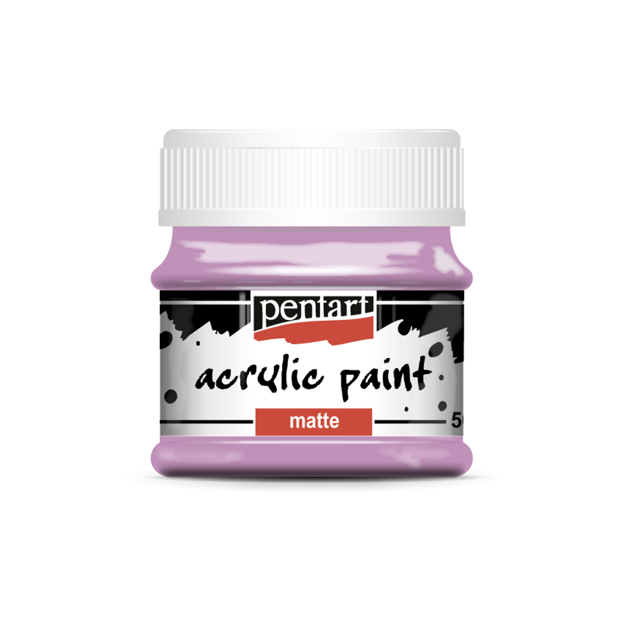 Acrylic paint matte 50 ml raspberry