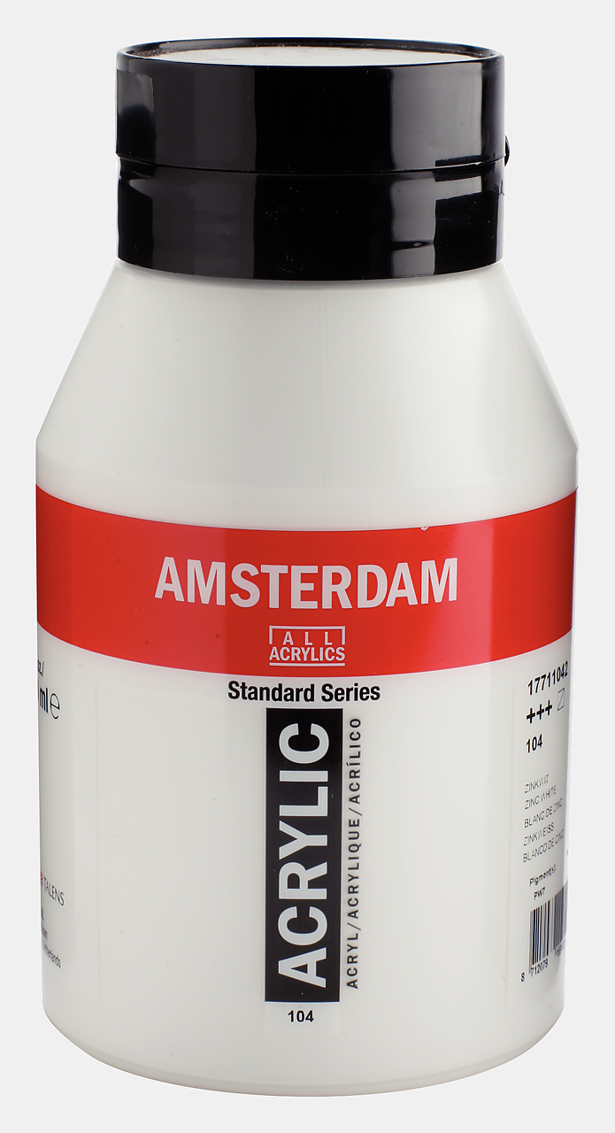 Amsterdam Akrylfärg 1000ml Zinc White