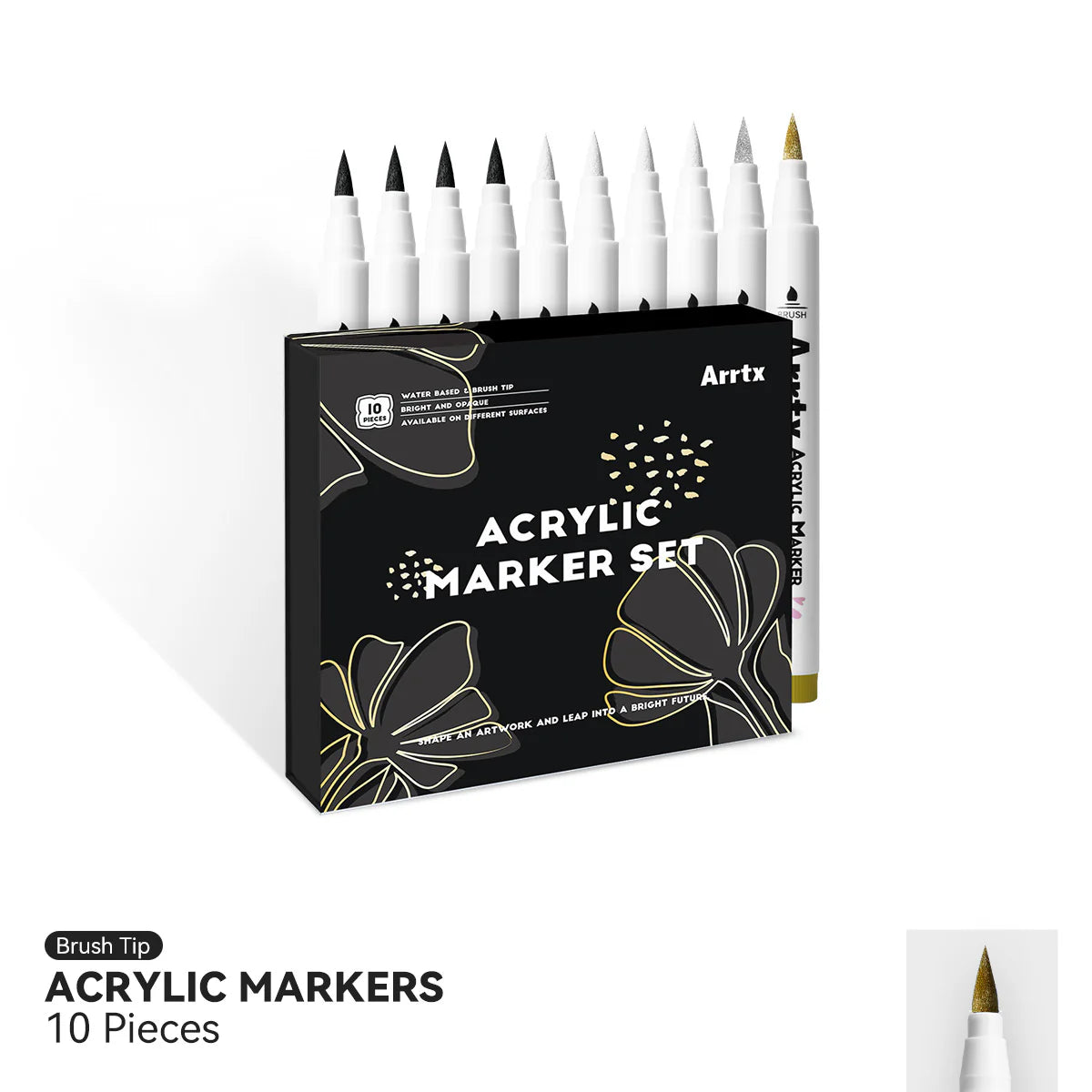 Arrtx Acrylic Marker Pen 10-pack