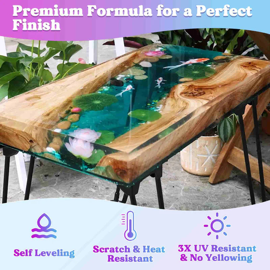 Let´s Resin Clear Resin 2 x 500ml (34oz)