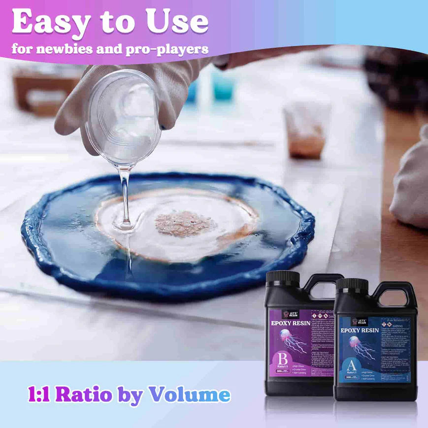 Let´s Resin Clear Resin 2 x 500ml (34oz)