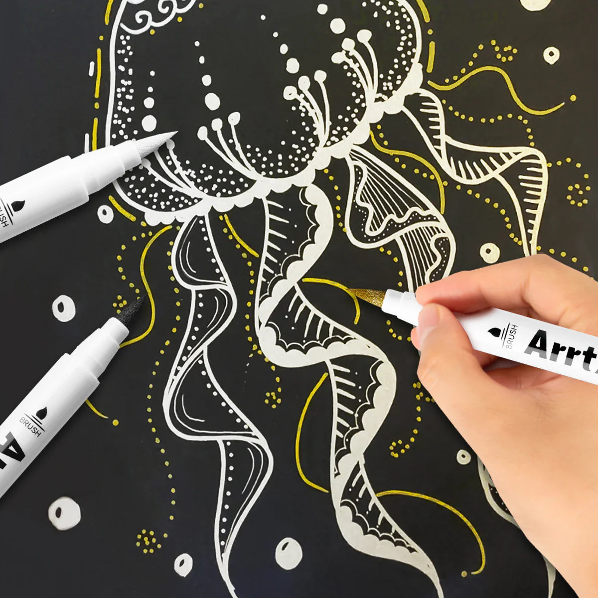 Arrtx Acrylic Marker Pen 10-pack