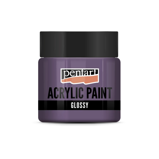 Acrylic paint glossy dark violet – köp hos Konstnärsfabriken