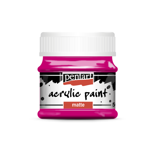 Acrylic paint matte 50 ml magenta