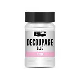 Decoupage lack & lim glitter
