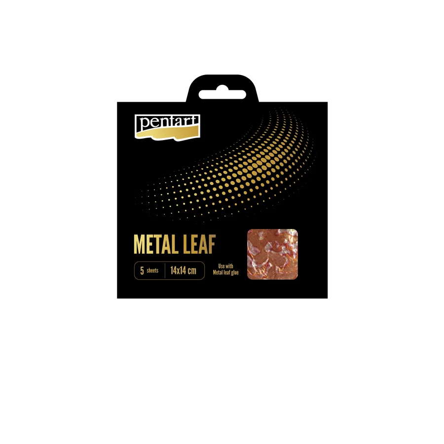 Metal Leaf Sheets – Metallfolie 14x14 cm, 5 ark