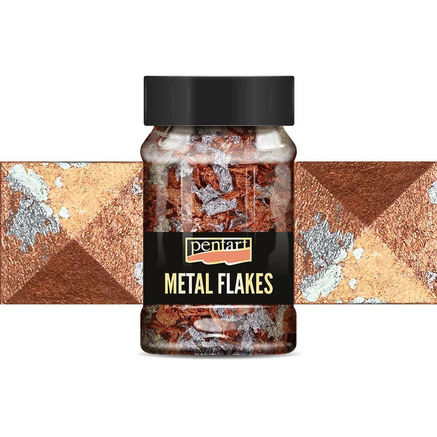 Metal Flakes – Blandade metallflingor 1 g