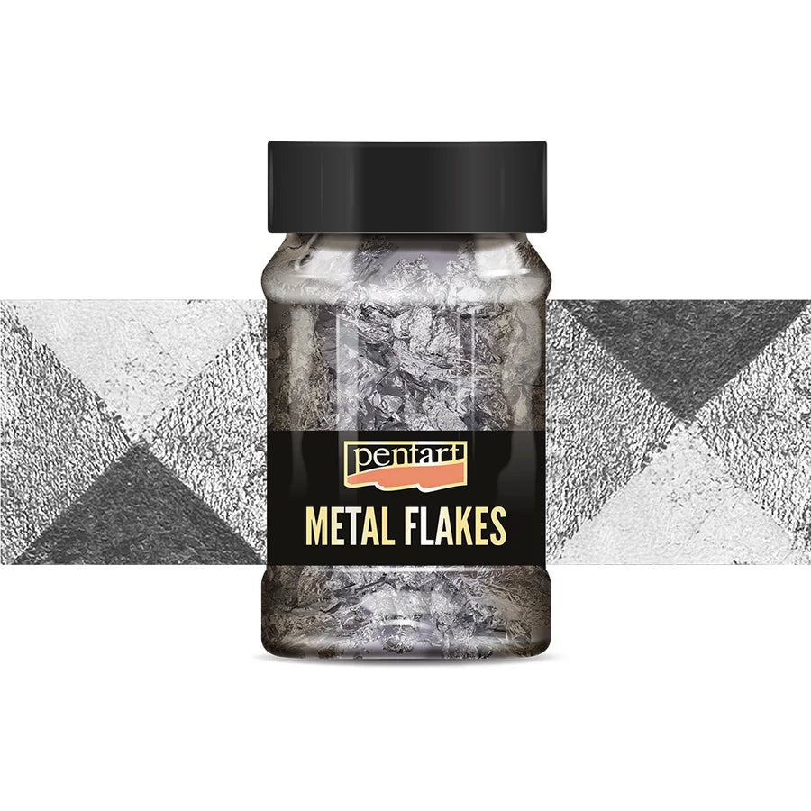 Metal Flakes – Blandade metallflingor 1 g