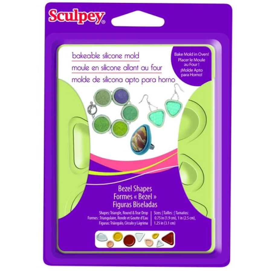 Sculpey bakbar silikonform - Bezel