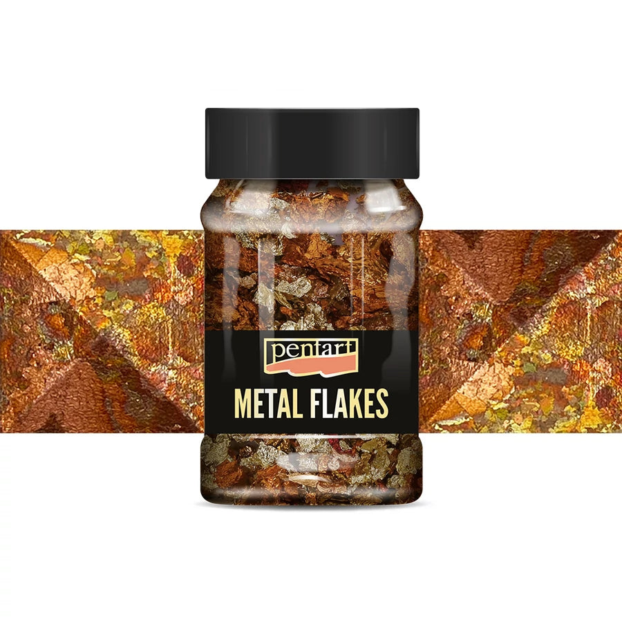 Metal Flakes – Blandade metallflingor 1 g