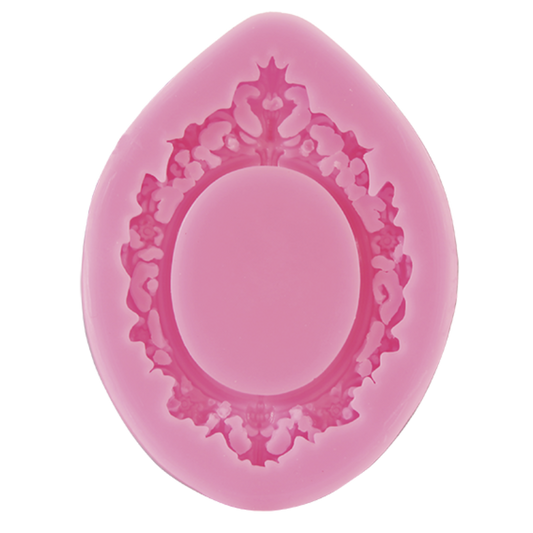 Silicone form - soft - oval frame