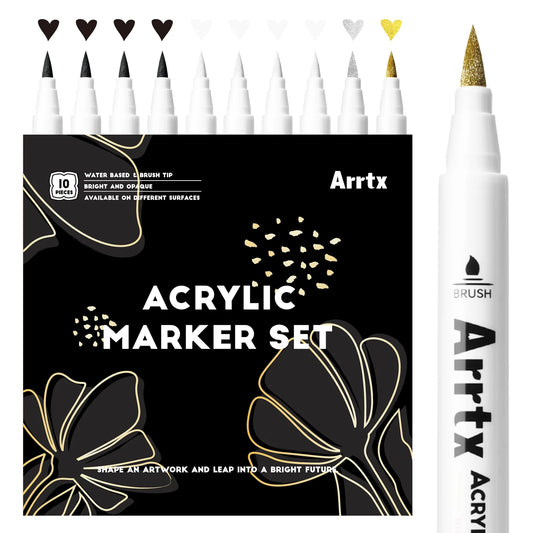 Arrtx Acrylic Marker Pen 10-pack
