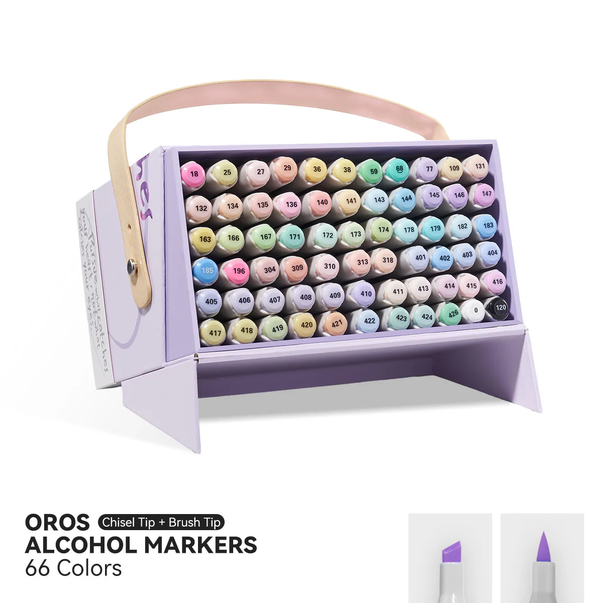 Arrtx Pastel 66 Alcohol Markers