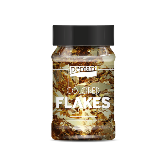 Foil Flakes - Baroque gold