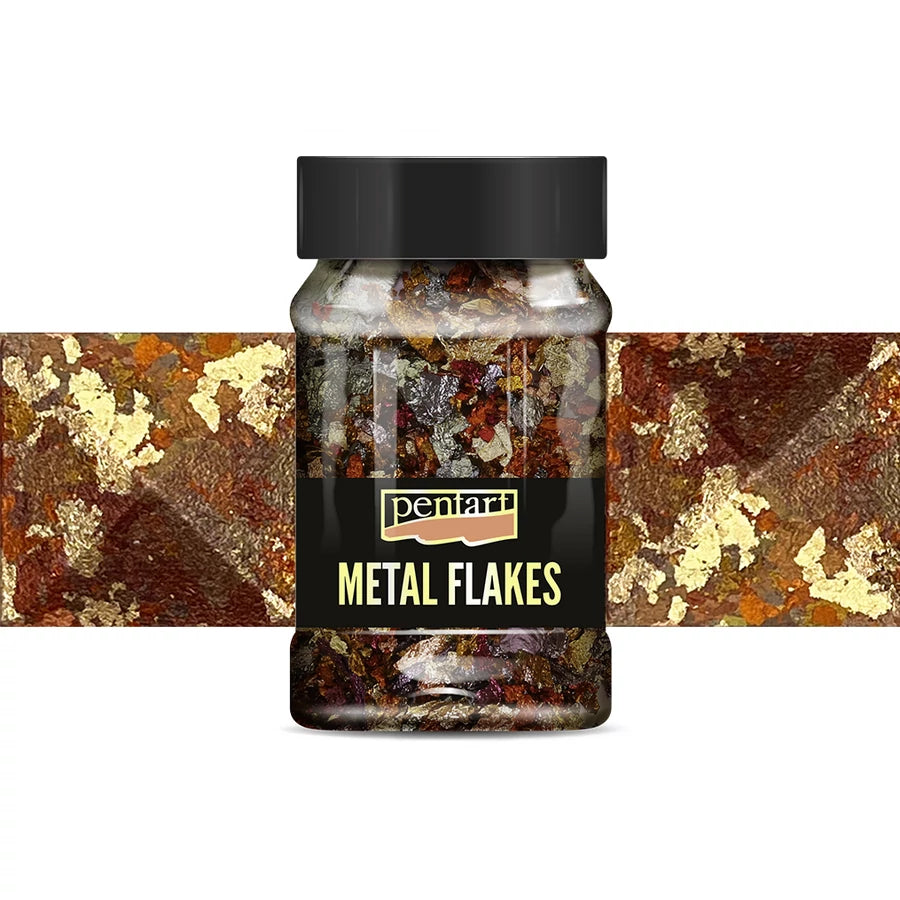 Metal Flakes – Blandade metallflingor 1 g