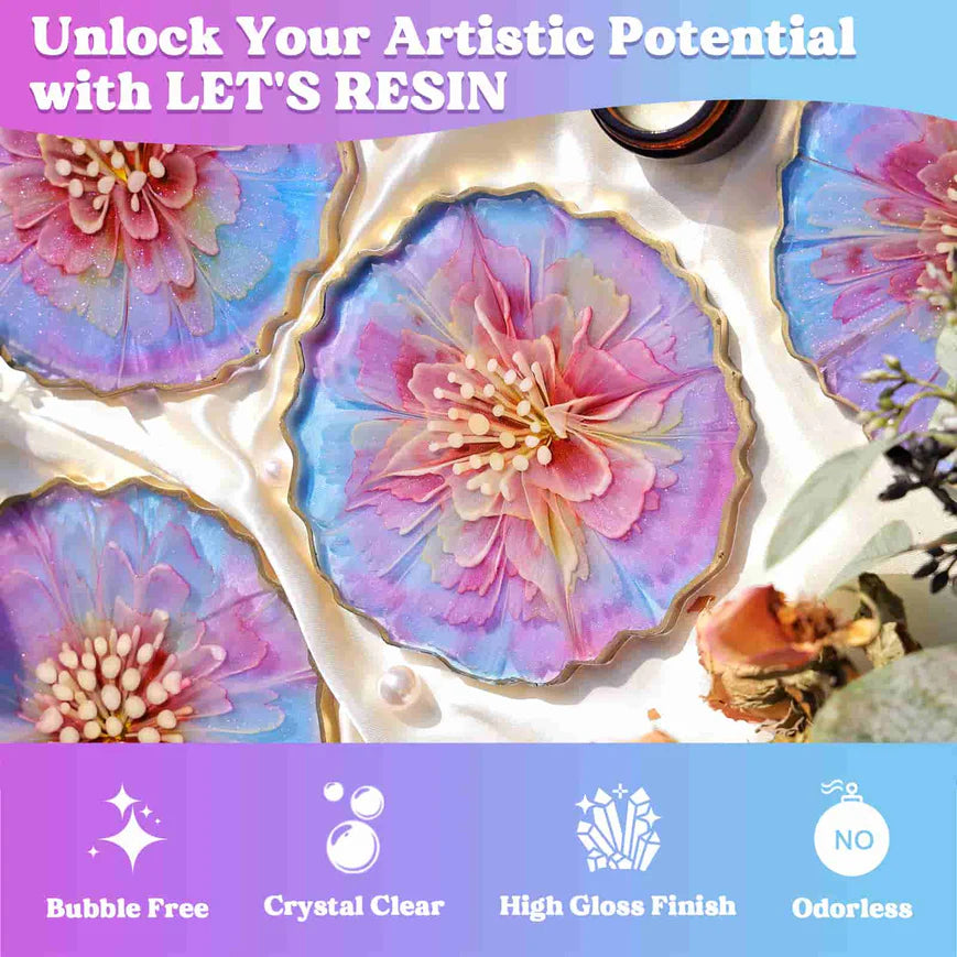 Let´s Resin Clear Resin 2 x 500ml (34oz)