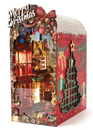 Merry Christmas – 3D-boknook med julgata