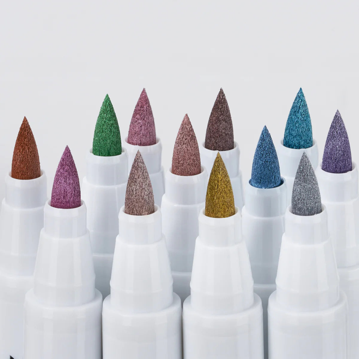Arrtx Acrylic Marker Metallic Colors 12-pack