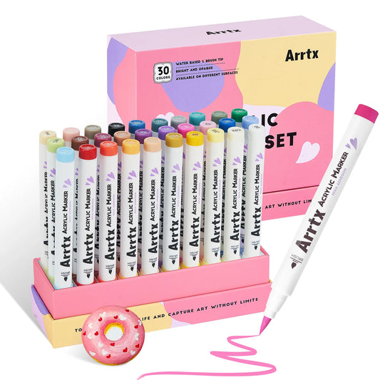 Arrtx Akrylpennor – 30 Färger 30D