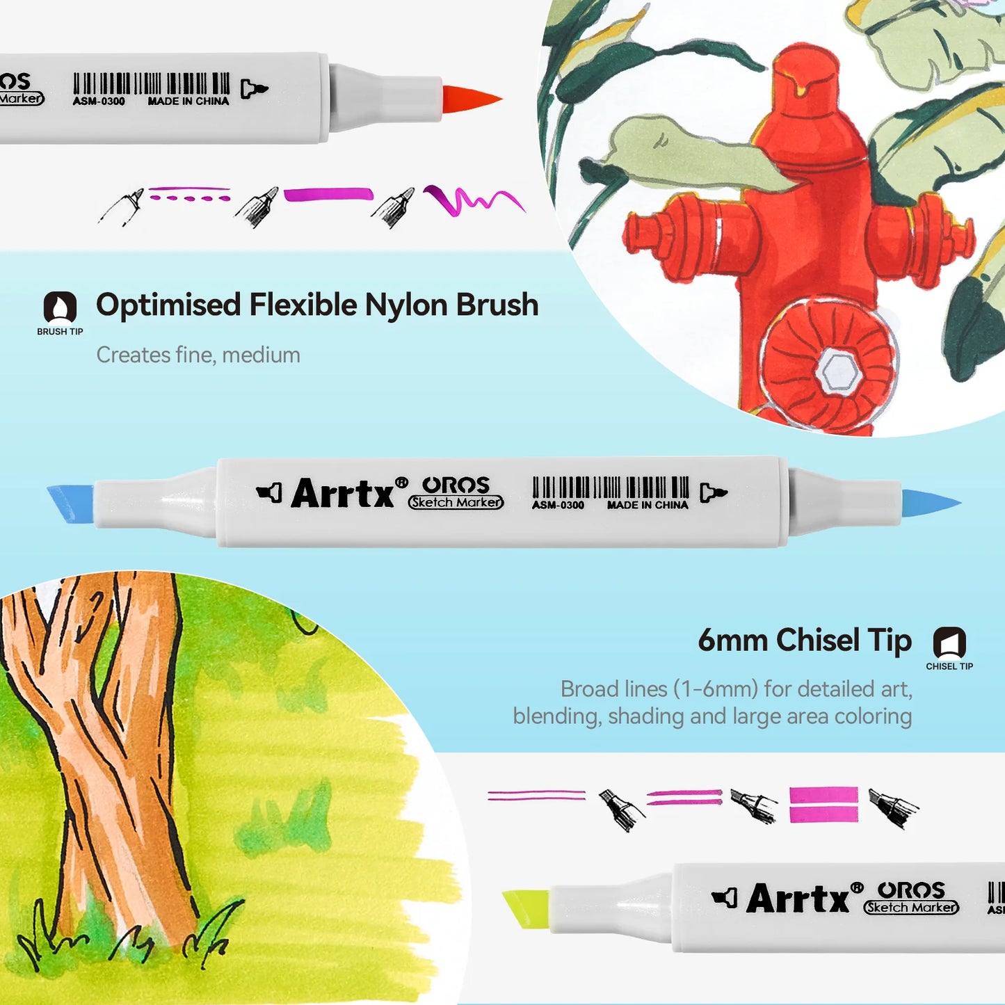 Arrtx Oros 80 Alcohol Markers