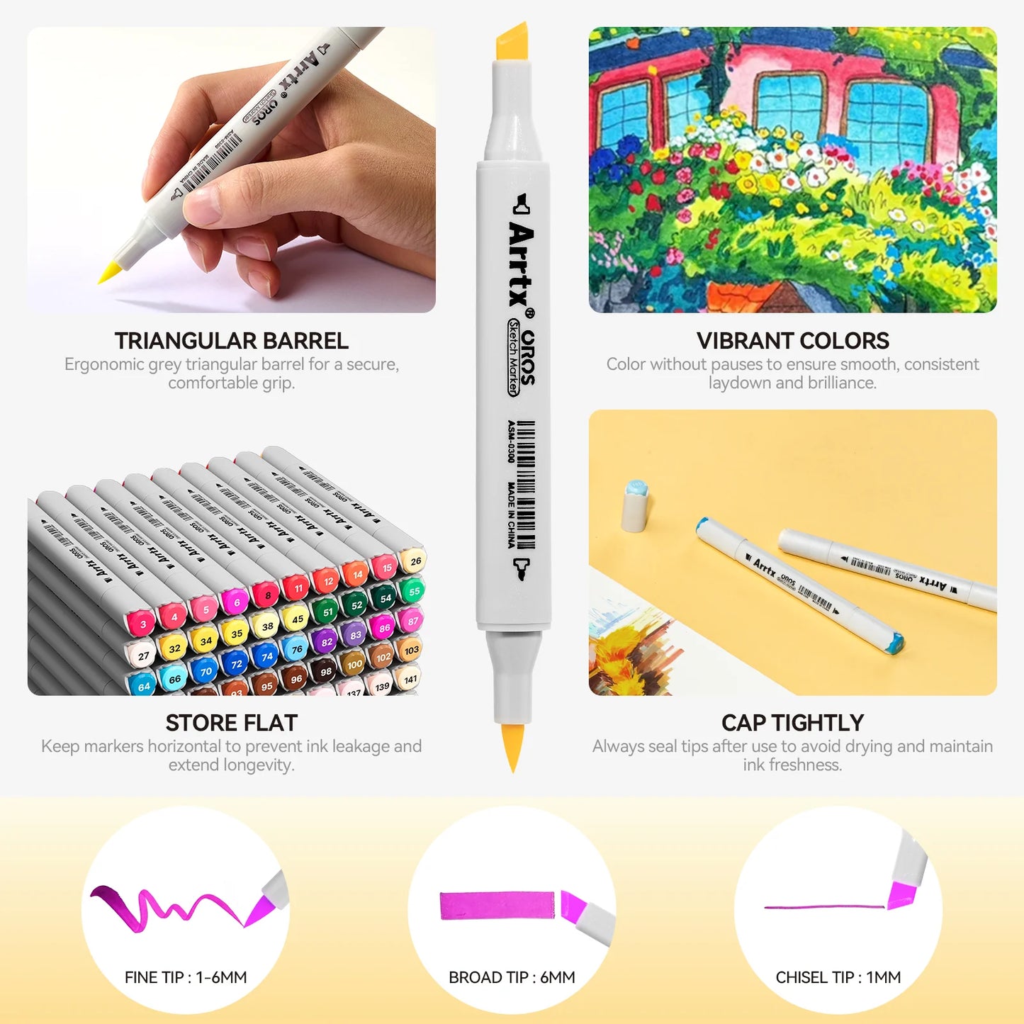 Arrtx Oros 90 Alcohol Markers