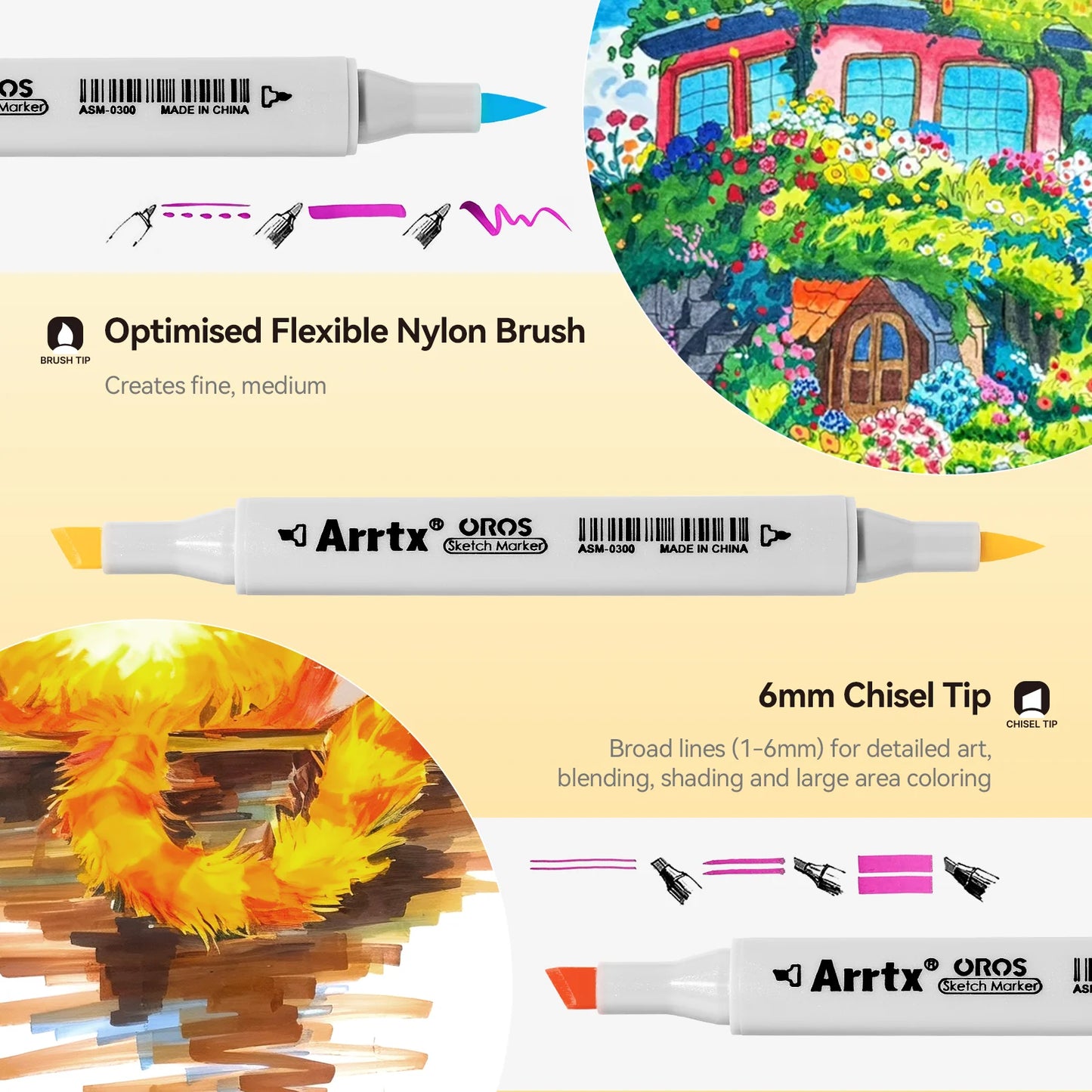 Arrtx Oros 90 Alcohol Markers