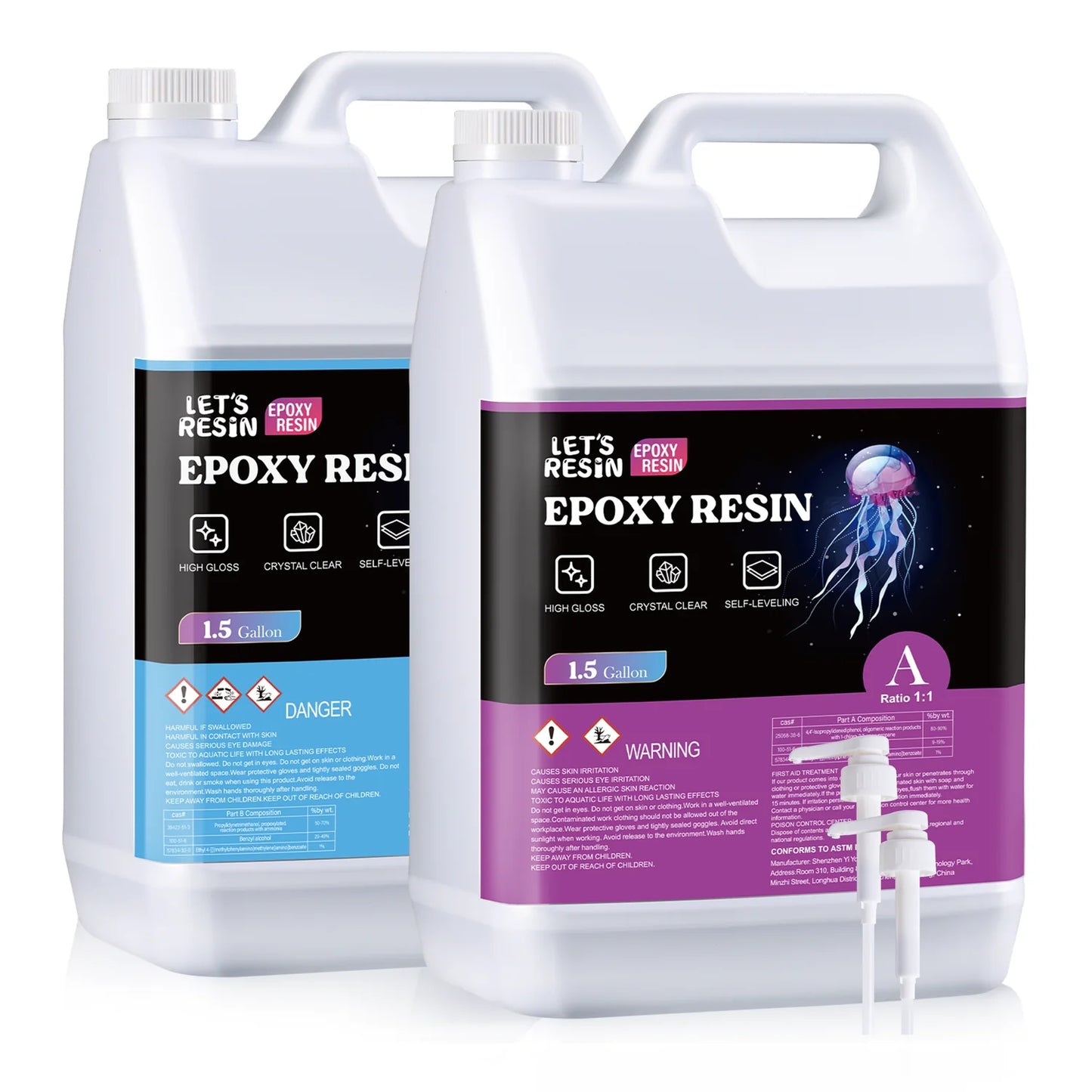 Let´s Resin Clear Resin 2 x 1,89l